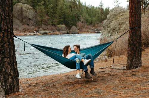 Blue Seafoam Double Nest Hammock
